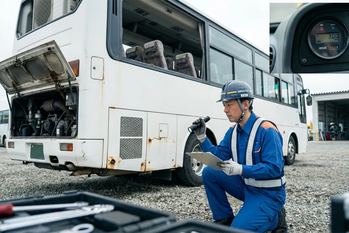 バス専門査定士による精密評価