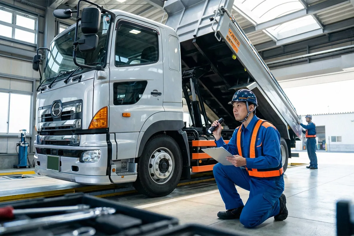 ダンプ専門の架装・油圧知識による高額査定