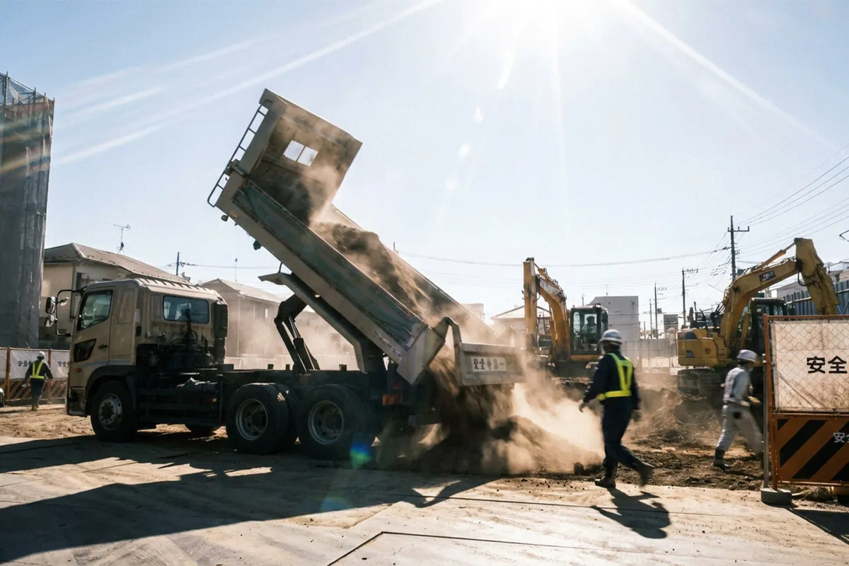 土木・建設業界への直接販路でダンプの価値を最大化