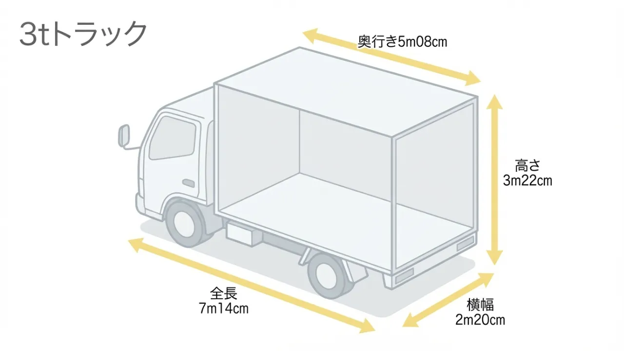 3トントラックの概要