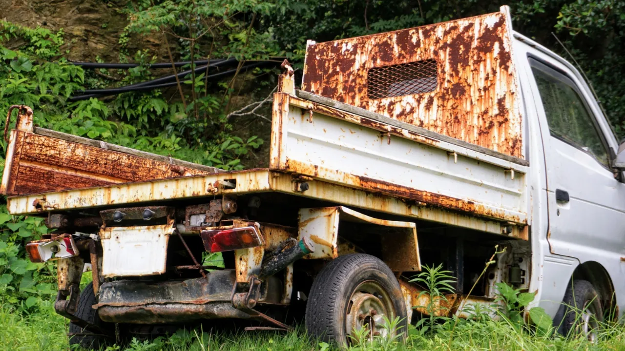 動かないトラック