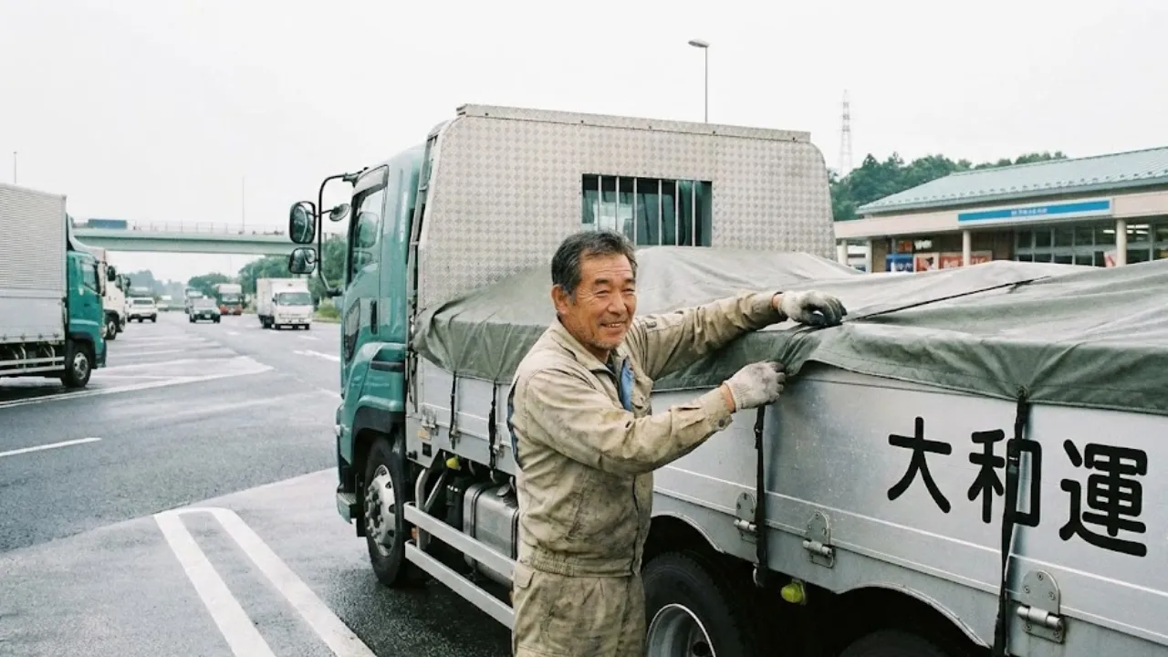 運送トラックの運転手