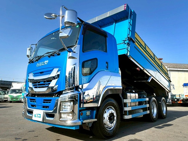 K-2156 ファイブスター 3軸2デフ リーフサス 永久磁石式リターダ 額縁アオリ ☆冷たい雨の日にご成約いただきました☆ 北海道(2枚目)