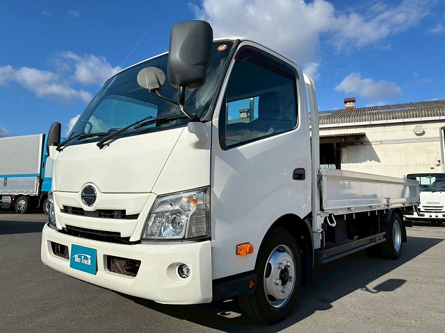 2088 2RG-XZU710M  保証対象車両 車検付 令和8年8月迄 R1 日野 デュトロ 平ボディ ワンオーナー ワイド ロング 2トン積載 6速 MT マニュアル 2t 5t 小型 キャブオーバー（4枚目）