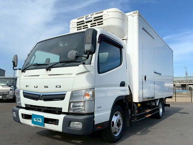 2168 TPG-FEB50 保証対象車両 三菱ふそう キャンター 冷蔵冷凍車 ワイド ロング 東プレ -30℃低温設定 R404A 2室 可動式仕切り板 左サイド扉 3トン積載 3t 7t 小型 冷凍バン 箱車(3枚目)