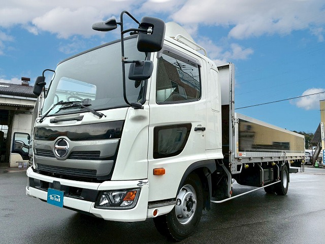 2080 2PG-FD2ABA  H30 日野 レンジャー アルミブロック フルキャブ ベッド付き 6200 フルワイド トランテックス 3.6トン積載 6速 MT マニュアル 4t 8t 中型 平ボディ（2枚目）