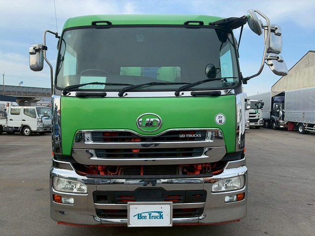 K-2128 QPG-CD5ZA  車検付 令和8年11月迄 H27 UDトラックス クオン 4段クレーン ラジコン フックイン TADANO タダノ 永久磁石式リターダ 7速 MT マニュアル 10t 25t 大型 ユニック車 カーゴクレーン（12枚目）
