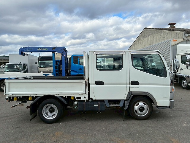 2070 TKG-FBA20  保証対象車両 車検付 令和8年4月迄 H28 三菱ふそう キャンター ダブルキャブ Wキャブ 4ナンバー 乗車定員 6人 リアヒーター 2トン積載 5トン限定 準中型免許 デュオニック AT オートマ 2t 5t 小型 平ボディ（12枚目）