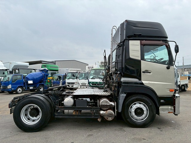 2067 QPG-GK5XAB H29 UDトラックス クオン トラクターヘッド シングルヘッド ハイルーフ 第5輪荷重 11500kg 11.5トン エスコット AT 410馬力 B尺 10t 45t 大型 牽引 1デフヘッド（11枚目）
