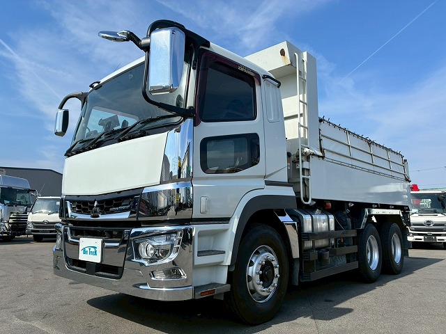 K-2176 2PG-FV70HX 車検付 令和8年8月迄 R1 三菱ふそう スーパーグレート 土砂禁ダンプ 新明和工業 9立米 510 220 電動コボレーン 394馬力 シフトパイロット AT セミオートマ 10t 20t 大型 深ダンプ(12枚目)