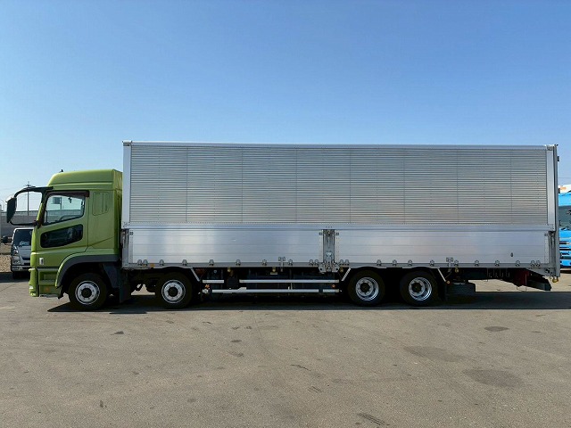 K-2138 2PG-FS74HZ  H31 三菱ふそう スーパーグレート アルミウイング ハイルーフ 8×4 4軸低床2デフ 後輪エアサス 日本フルハーフ シフトパイロット AT セミオートマ 10t 25t 大型 バン 箱車（12枚目）