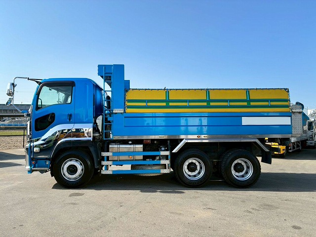 K-2156 ファイブスター 3軸2デフ リーフサス 永久磁石式リターダ 額縁アオリ ☆冷たい雨の日にご成約いただきました☆ 北海道(13枚目)