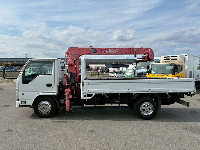 2158 BKG-AKR85 H22 日産 アトラス 4段クレーン 標準幅 ロング 3トン積載 古河ユニック UNIC 4段 ラジコン フックイン 2.93t カスタム 150馬力 スムーサー Ex AT オートマ 3t 7t 小型 カーゴクレーン(13枚目)