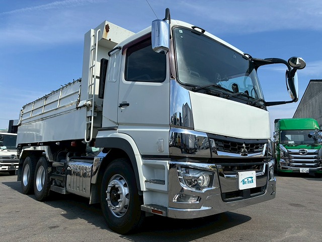 K-2176 2PG-FV70HX 車検付 令和8年8月迄 R1 三菱ふそう スーパーグレート 土砂禁ダンプ 新明和工業 9立米 510 220 電動コボレーン 394馬力 シフトパイロット AT セミオートマ 10t 20t 大型 深ダンプ(13枚目)