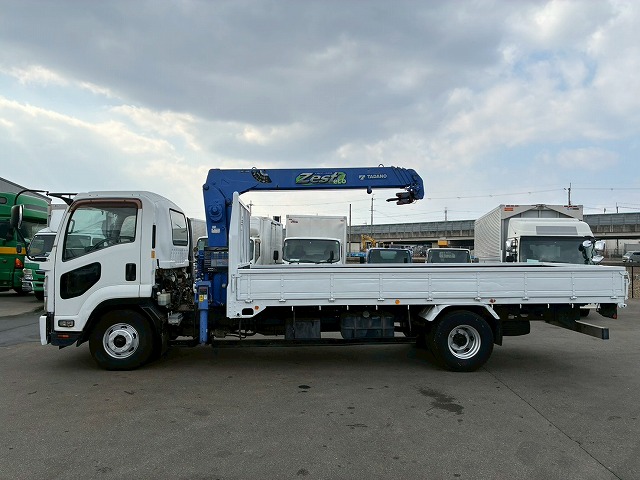 K-2113 TKG-FRR90S2  保証対象車両 車検付 令和9年2月迄 H26 いすゞ フォワード 4段クレーン ワンオーナー タダノ TADANO ラジコン フックイン 210馬力 6速 MT マニュアル 4t 8t 中型 ユニック車 カーゴクレーン（15枚目）