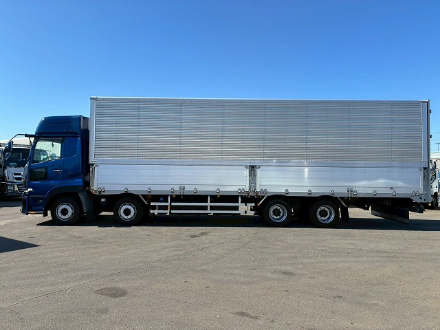 2122 2PG-CG5CA  H29 UDトラックス クオン アルミウイング ハイルーフ 8×4 4軸低床2デフ 後輪エアサス 日本トレクス エスコットⅥ AT 390馬力 10t 25t 大型 バン 箱車（14枚目）