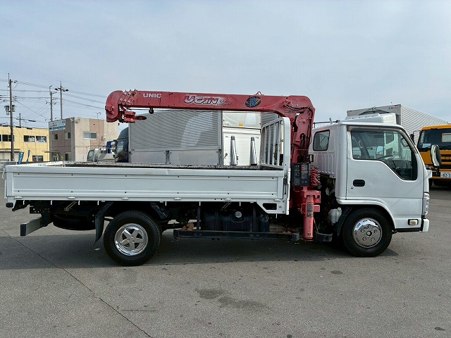 2158 BKG-AKR85 H22 日産 アトラス 4段クレーン 標準幅 ロング 3トン積載 古河ユニック UNIC 4段 ラジコン フックイン 2.93t カスタム 150馬力 スムーサー Ex AT オートマ 3t 7t 小型 カーゴクレーン(14枚目)