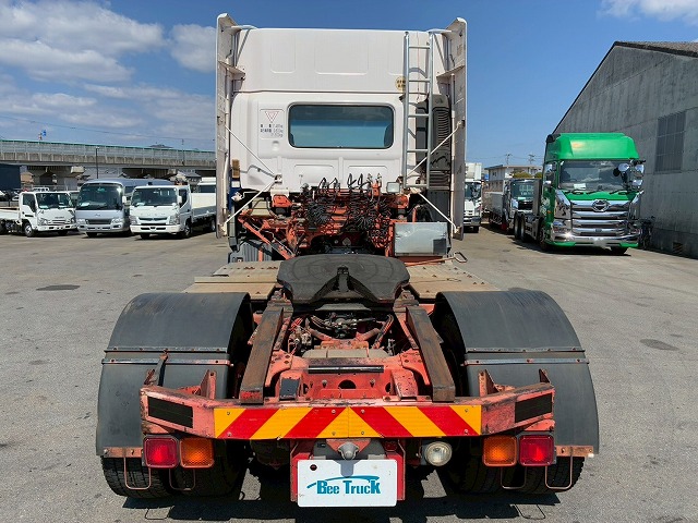 2166 LKG-SH1EDAG  H23 日野 トラクターヘッド ハイルーフ 後輪エアサス 海コン緩和 第5輪荷重 11500kg 11.5トン 永久磁石式リターダ 410馬力 プロシフト AT セミオートマ 10t 46t 大型 牽引 シングルヘッド（14枚目）