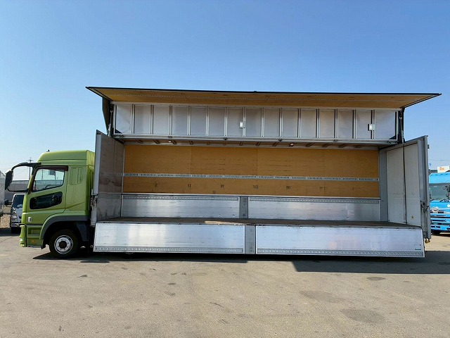 K-2138 2PG-FS74HZ  H31 三菱ふそう スーパーグレート アルミウイング ハイルーフ 8×4 4軸低床2デフ 後輪エアサス 日本フルハーフ シフトパイロット AT セミオートマ 10t 25t 大型 バン 箱車（14枚目）