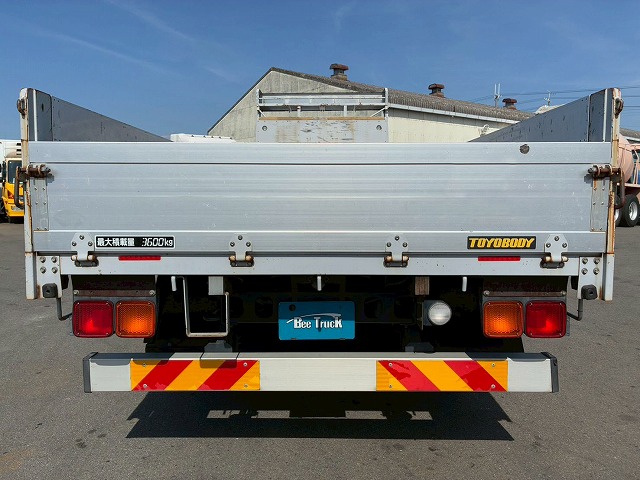 2169 TKG-MK38L H26 UDトラックス コンドル アルミブロック フルキャブ/ベッド付き 3.6トン積載 6200 標準幅 TOYOBODY 215馬力 6速 MT マニュアル 4t 8t 中型 平ボディ（19枚目）