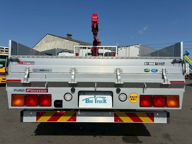 K-2148 2KG-FK62FZ 保証対象車両 R5 三菱ふそう 増トンファイター 4段セルフクレーン フルキャブ/ベッド付き 古河ユニック UNIC ラジコン フックイン ハイジャッキ ロングジャッキ アルミブロック 240馬力 6速 MT マニュアル 7.5t 14t 中型 大型 回送車 重機運搬車(17枚目)