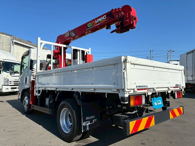 2133 2RG-NMR88R 保証対象車両 R3 いすゞ エルフ 4段クレーン ハイキャブ ショート 10尺ボディ 3トン積載 古河ユニック UNIC ラジコン フックイン 150馬力 6速 MT マニュアル 3t 7t 小型 ユニック車 カーゴクレーン(17枚目)