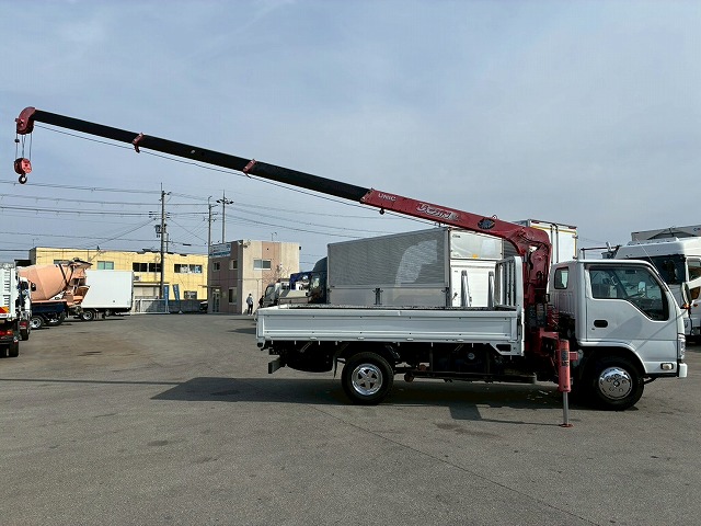 2158 BKG-AKR85 H22 日産 アトラス 4段クレーン 標準幅 ロング 3トン積載 古河ユニック UNIC 4段 ラジコン フックイン 2.93t カスタム 150馬力 スムーサー Ex AT オートマ 3t 7t 小型 カーゴクレーン(16枚目)