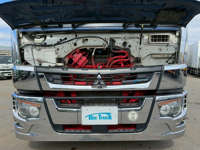 K-2140 2PG-FS74HZ H30 三菱ふそう スーパーグレート アルミウイング ワンオーナー 8×4 4軸低床2デフ 後輪エアサス パブコ エアロパーツ エアロ仕様 13.8トン積載 394馬力 シフトパイロット AT 10t 25t 大型 パネルウイング（17枚目）