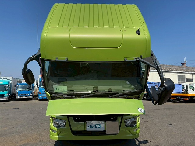 K-2138 2PG-FS74HZ  H31 三菱ふそう スーパーグレート アルミウイング ハイルーフ 8×4 4軸低床2デフ 後輪エアサス 日本フルハーフ シフトパイロット AT セミオートマ 10t 25t 大型 バン 箱車（16枚目）