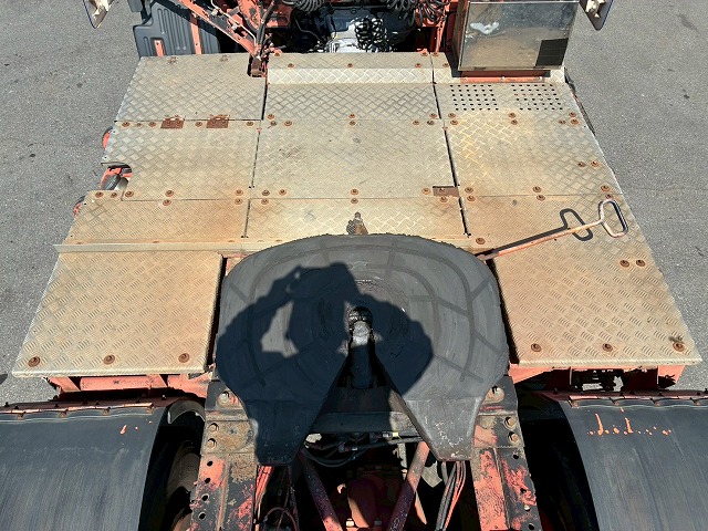 2166 LKG-SH1EDAG  H23 日野 トラクターヘッド ハイルーフ 後輪エアサス 海コン緩和 第5輪荷重 11500kg 11.5トン 永久磁石式リターダ 410馬力 プロシフト AT セミオートマ 10t 46t 大型 牽引 シングルヘッド（17枚目）