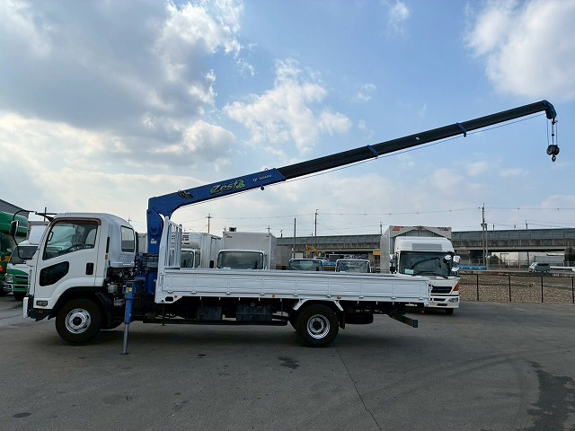 K-2113 TKG-FRR90S2  保証対象車両 車検付 令和9年2月迄 H26 いすゞ フォワード 4段クレーン ワンオーナー タダノ TADANO ラジコン フックイン 210馬力 6速 MT マニュアル 4t 8t 中型 ユニック車 カーゴクレーン（19枚目）
