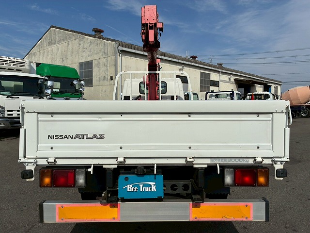 2158 BKG-AKR85 H22 日産 アトラス 4段クレーン 標準幅 ロング 3トン積載 古河ユニック UNIC 4段 ラジコン フックイン 2.93t カスタム 150馬力 スムーサー Ex AT オートマ 3t 7t 小型 カーゴクレーン(18枚目)