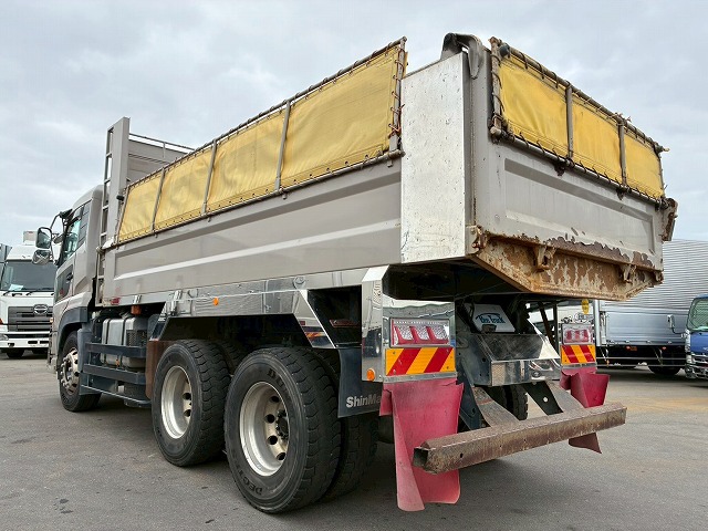 2099 2PG-CW5AL  ★車検付！令和9年2月迄★ワンオーナー！★ ◆6×4！3軸2デフ◆永久磁石式リターダ！◆  ◎カスタム仕様！◎新明和製・額縁アオリ！◎　成約！島根県（18枚目）