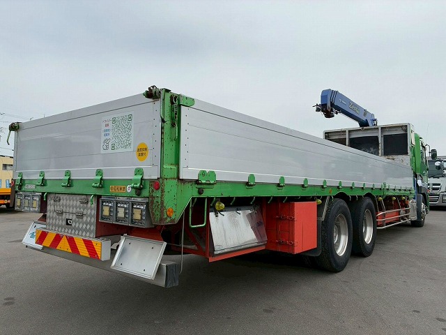 K-2128 QPG-CD5ZA  車検付 令和8年11月迄 H27 UDトラックス クオン 4段クレーン ラジコン フックイン TADANO タダノ 永久磁石式リターダ 7速 MT マニュアル 10t 25t 大型 ユニック車 カーゴクレーン（19枚目）