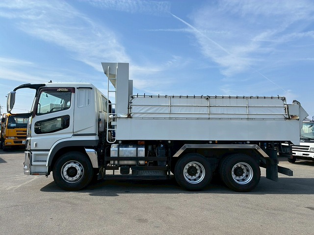 K-2176 2PG-FV70HX 車検付 令和8年8月迄 R1 三菱ふそう スーパーグレート 土砂禁ダンプ 新明和工業 9立米 510 220 電動コボレーン 394馬力 シフトパイロット AT セミオートマ 10t 20t 大型 深ダンプ(18枚目)