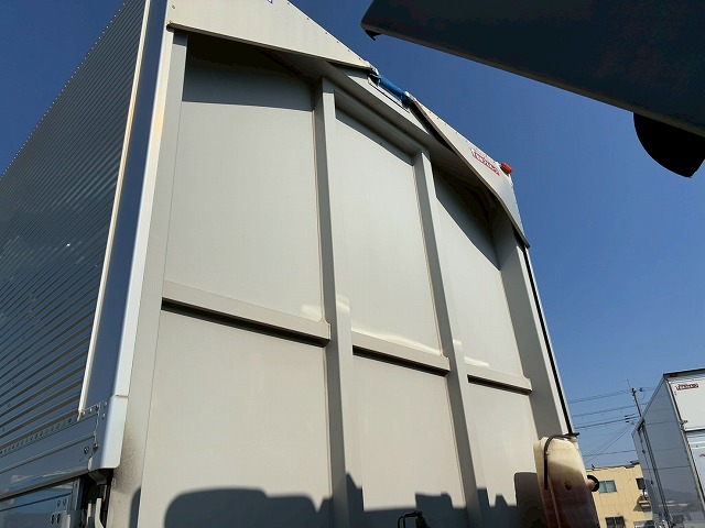 K-2138 2PG-FS74HZ  H31 三菱ふそう スーパーグレート アルミウイング ハイルーフ 8×4 4軸低床2デフ 後輪エアサス 日本フルハーフ シフトパイロット AT セミオートマ 10t 25t 大型 バン 箱車（18枚目）