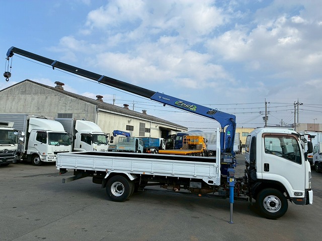 K-2113 TKG-FRR90S2  保証対象車両 車検付 令和9年2月迄 H26 いすゞ フォワード 4段クレーン ワンオーナー タダノ TADANO ラジコン フックイン 210馬力 6速 MT マニュアル 4t 8t 中型 ユニック車 カーゴクレーン（20枚目）