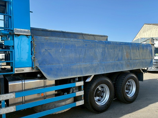 K-2156 ファイブスター 3軸2デフ リーフサス 永久磁石式リターダ 額縁アオリ ☆冷たい雨の日にご成約いただきました☆ 北海道(18枚目)