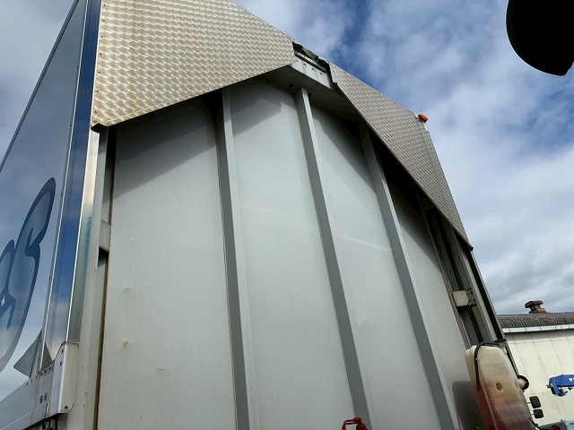 K-2140 2PG-FS74HZ H30 三菱ふそう スーパーグレート アルミウイング ワンオーナー 8×4 4軸低床2デフ 後輪エアサス パブコ エアロパーツ エアロ仕様 13.8トン積載 394馬力 シフトパイロット AT 10t 25t 大型 パネルウイング（20枚目）