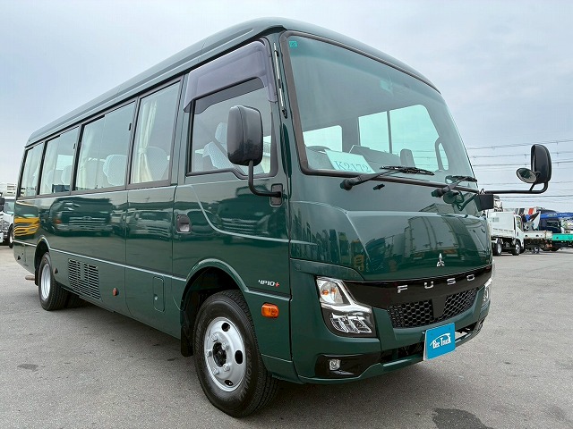 K-2172 2RG-BG740G R4 三菱ふそう ローザ マイクロバス 4×4 四輪駆動 フルタイム 4WD 28人 リクライニング 自動扉 自動ステップ オートスイングドア リアトランク ボトルクーラー デュオニック AT セミオートマ 小型 中型 送迎バス 観光バス(3枚目)