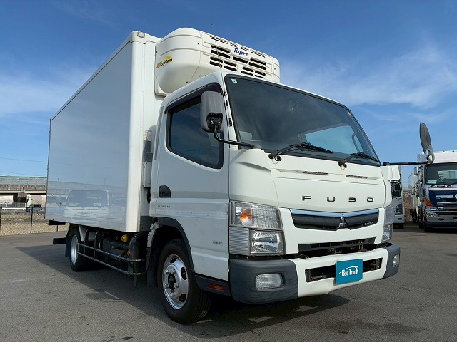 2168 TPG-FEB50 保証対象車両 三菱ふそう キャンター 冷蔵冷凍車 ワイド ロング 東プレ -30℃低温設定 R404A 2室 可動式仕切り板 左サイド扉 3トン積載 3t 7t 小型 冷凍バン 箱車(4枚目)