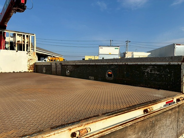 K2107 2KG-FD2ABA 保証対象車両 車検付 令和8年11月迄 H29 日野 レンジャー 4段クレーン ワンオーナー フルキャブ/ベッド付き 古河ユニック UNIC ラジコン フックイン 角足アウトリガー 6速 MT マニュアル 4t 8t 中型 カーゴクレーン（23枚目）