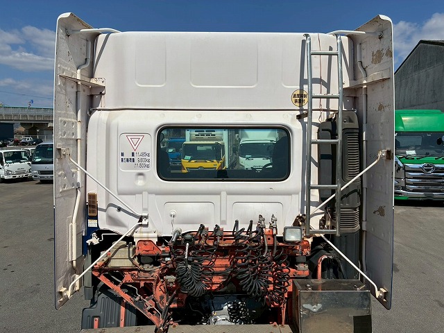 2166 LKG-SH1EDAG  H23 日野 トラクターヘッド ハイルーフ 後輪エアサス 海コン緩和 第5輪荷重 11500kg 11.5トン 永久磁石式リターダ 410馬力 プロシフト AT セミオートマ 10t 46t 大型 牽引 シングルヘッド（21枚目）