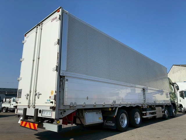 K-2138 2PG-FS74HZ  H31 三菱ふそう スーパーグレート アルミウイング ハイルーフ 8×4 4軸低床2デフ 後輪エアサス 日本フルハーフ シフトパイロット AT セミオートマ 10t 25t 大型 バン 箱車（21枚目）