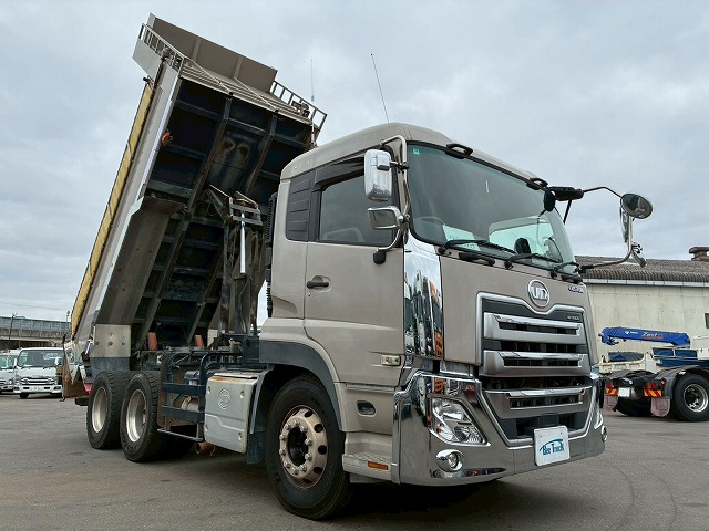 2099 2PG-CW5AL  ★車検付！令和9年2月迄★ワンオーナー！★ ◆6×4！3軸2デフ◆永久磁石式リターダ！◆  ◎カスタム仕様！◎新明和製・額縁アオリ！◎　成約！島根県（22枚目）