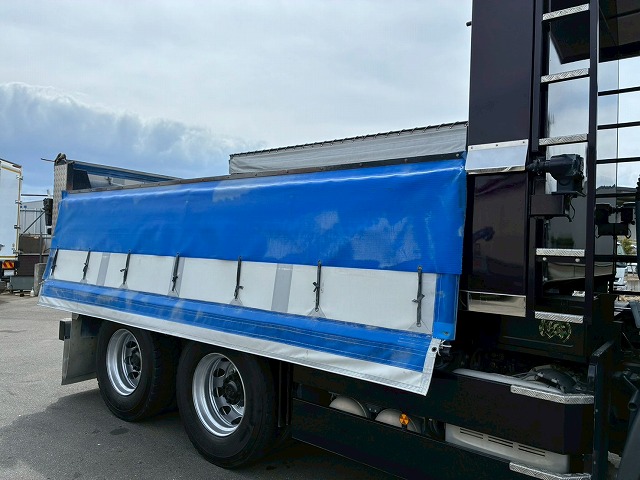 K-2160 2DG-FS1AGA  車検付 令和9年3月迄 R2 日野 プロフィア ダンプ ワンオーナー 6×4 3軸2デフ 永久磁石式リターダ 新明和工業 380馬力 7速 MT マニュアル 10t 20t 大型 土砂ダンプ（23枚目）