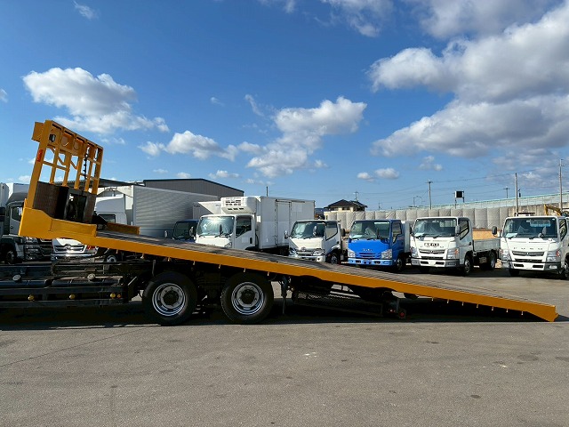 2102 KL-CG55K  車検付 令和8年8月迄 H16 日産ディーゼル UDトラックス ビッグサム セーフティローダー 8×4 4軸低床2デフ リーフサスペンション 花見台 ウインチ ラジコン 400馬力 RH8 V8型 生エンジン 7速 MT マニュアル 10t 25t 大型 セルフ 重機運搬車 回送車（22枚目）