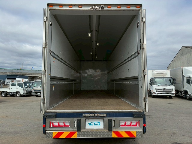 K-2140 2PG-FS74HZ H30 三菱ふそう スーパーグレート アルミウイング ワンオーナー 8×4 4軸低床2デフ 後輪エアサス パブコ エアロパーツ エアロ仕様 13.8トン積載 394馬力 シフトパイロット AT 10t 25t 大型 パネルウイング（23枚目）