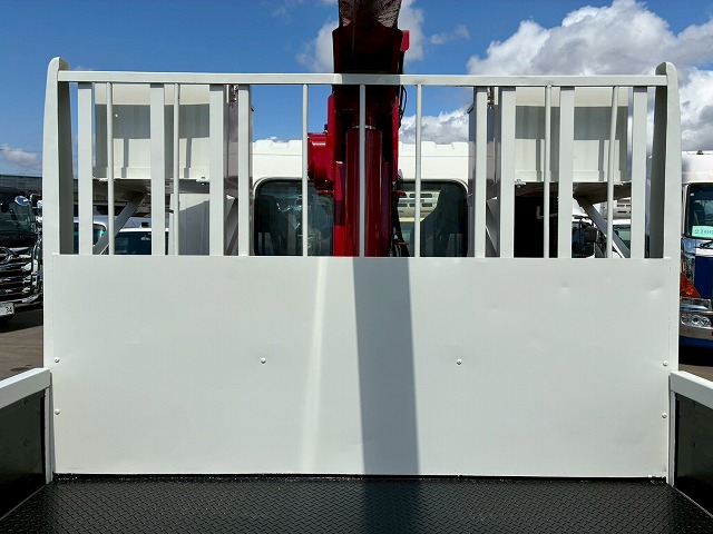 K-2117 2KG-FE2ABA  保証対象車両 H30 日野 増トンレンジャー 4段クレーン ワンオーナー フルキャブ/ベッド付き 古河ユニック UNIC 2.93t ラジコン フックイン 角足アウトリガー ジャッキ 240馬力 6速 MT マニュアル 7t 8t 14t 中型 大型 カーゴクレーン（24枚目）