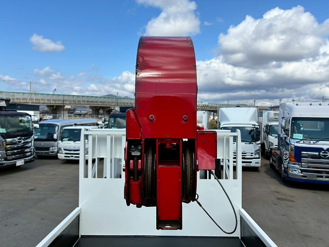 K-2117 2KG-FE2ABA  保証対象車両 H30 日野 増トンレンジャー 4段クレーン ワンオーナー フルキャブ/ベッド付き 古河ユニック UNIC 2.93t ラジコン フックイン 角足アウトリガー ジャッキ 240馬力 6速 MT マニュアル 7t 8t 14t 中型 大型 カーゴクレーン（25枚目）
